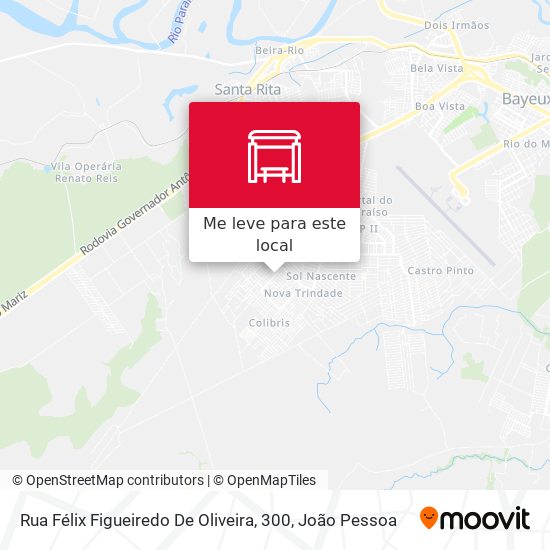 Rua Félix Figueiredo De Oliveira, 300 mapa