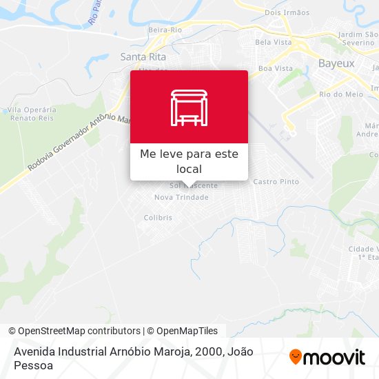 Avenida Industrial Arnóbio Maroja, 2000 mapa