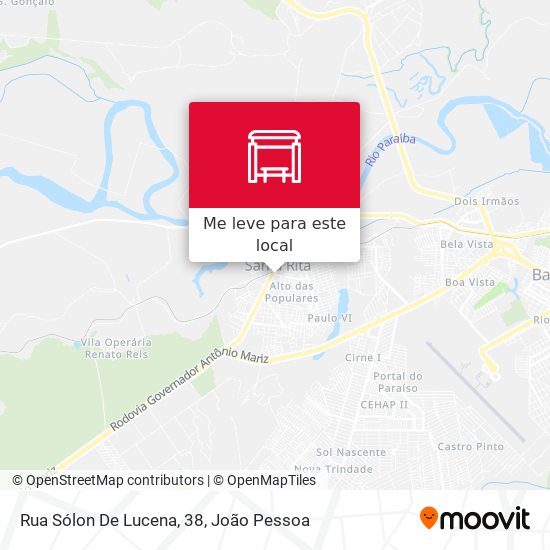 Rua Sólon De Lucena, 38 mapa