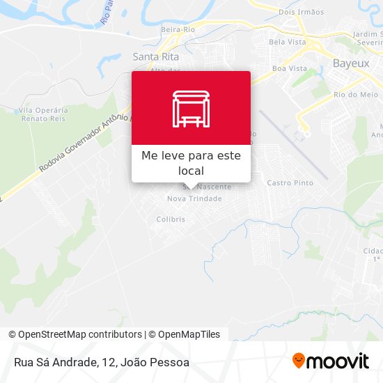 Rua Sá Andrade, 12 mapa