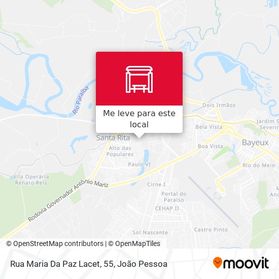 Rua Maria Da Paz Lacet, 55 mapa