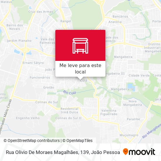 Rua Olívio De Moraes Magalhães, 139 mapa