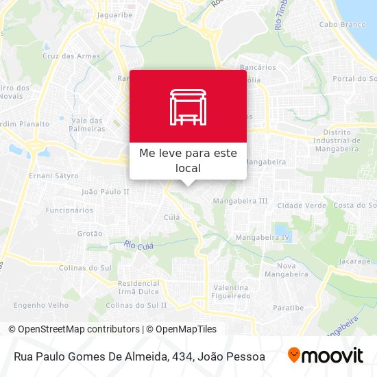 Rua Paulo Gomes De Almeida, 434 mapa