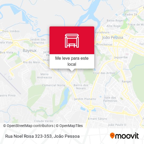 Rua Noel Rosa 323-353 mapa
