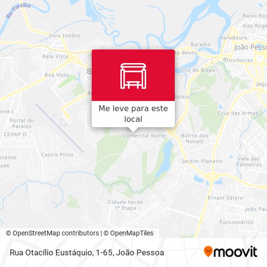 Rua Otacílio Eustáquio, 1-65 mapa