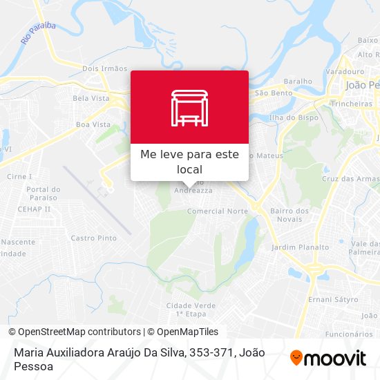 Maria Auxiliadora Araújo Da Silva, 353-371 mapa