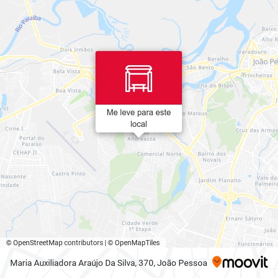 Maria Auxiliadora Araújo Da Silva, 370 mapa