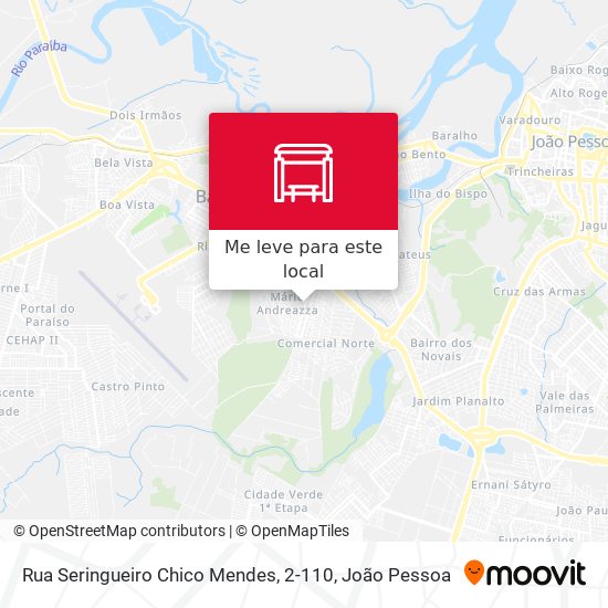 Rua Seringueiro Chico Mendes, 2-110 mapa