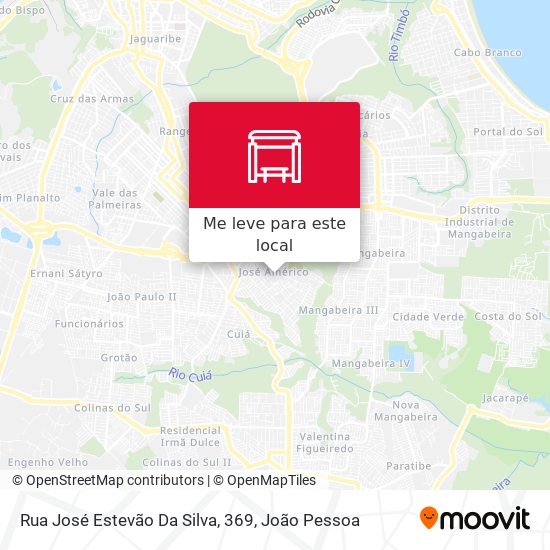 Rua José Estevão Da Silva, 369 mapa