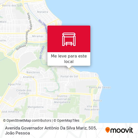 Avenida Governador Antônio Da Silva Mariz, 505 mapa