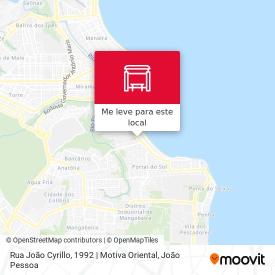 Rua João Cyrillo, 1992 | Motiva Oriental mapa