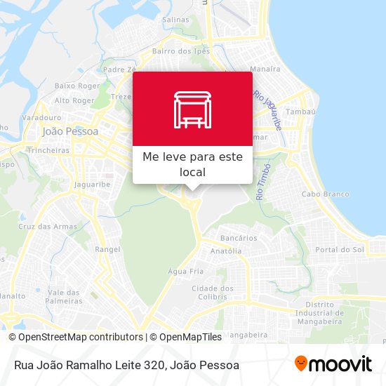 Rua João Ramalho Leite 320 mapa