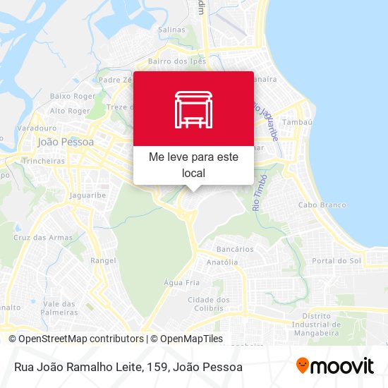 Rua João Ramalho Leite, 159 mapa