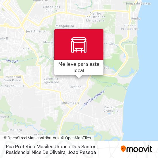 Rua Protético Masileu Urbano Dos Santos| Residencial Nice De Oliveira mapa