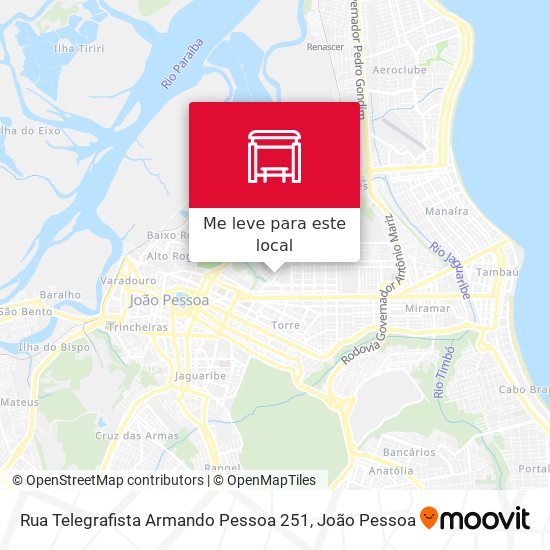Rua Telegrafista Armando Pessoa 251 mapa