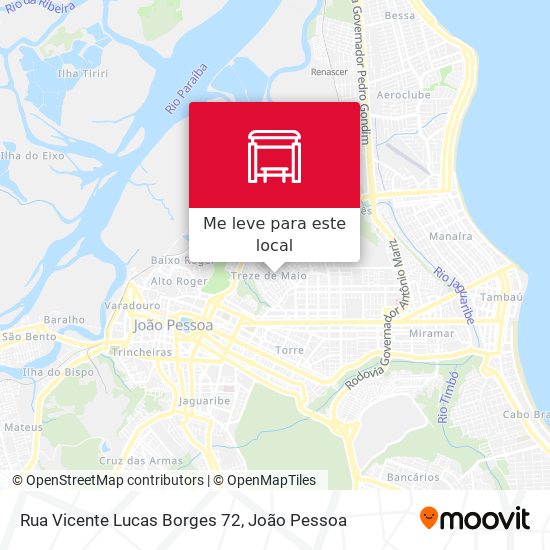 Rua Vicente Lucas Borges 72 mapa