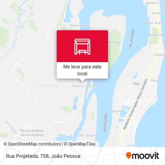Rua Projetada, 758 mapa
