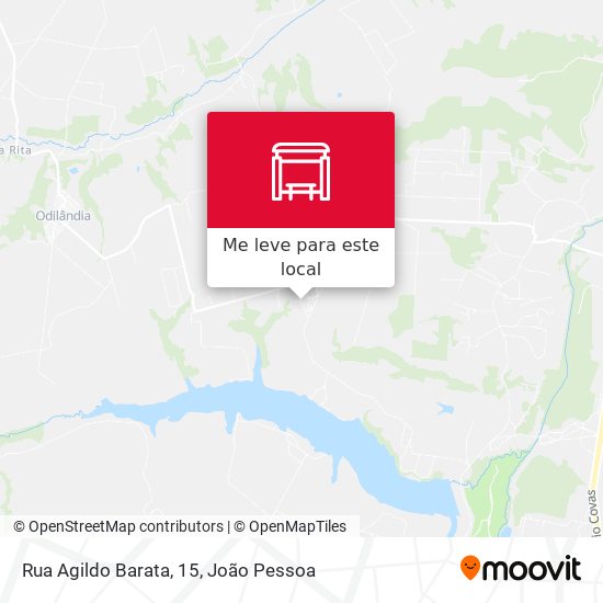 Rua Agildo Barata, 15 mapa