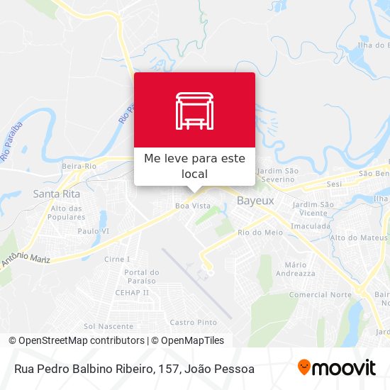 Rua Pedro Balbino Ribeiro, 157 mapa
