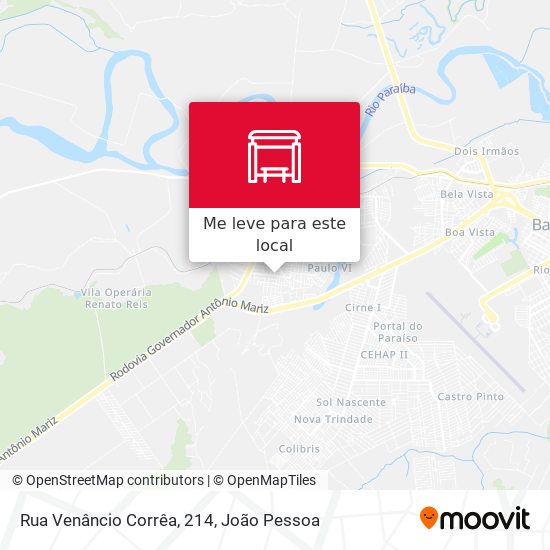 Rua Venâncio Corrêa, 214 mapa