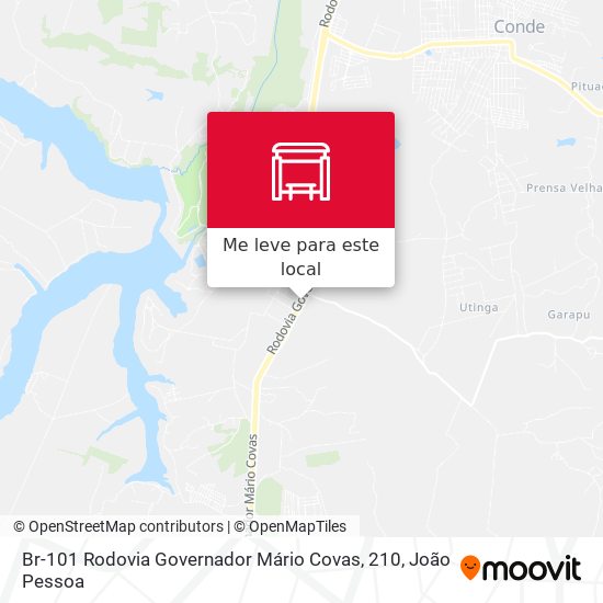 Br-101 Rodovia Governador Mário Covas, 210 mapa