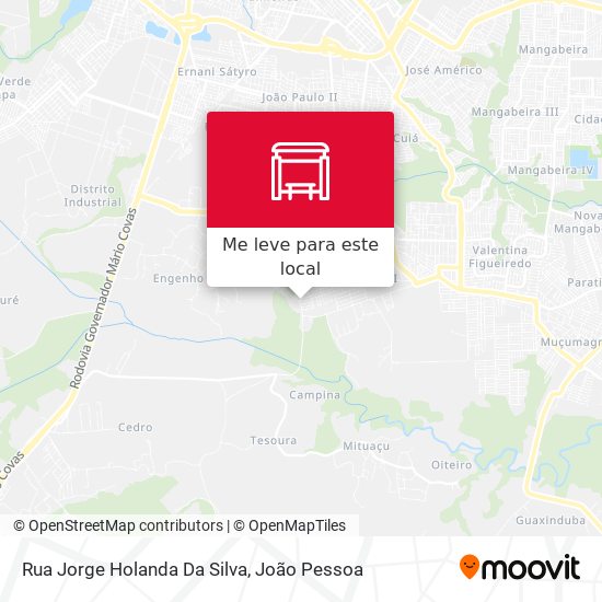 Rua Jorge Holanda Da Silva mapa