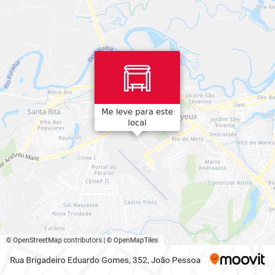 Rua Brigadeiro Eduardo Gomes, 352 mapa
