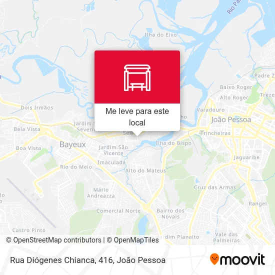 Rua Diógenes Chianca, 416 mapa