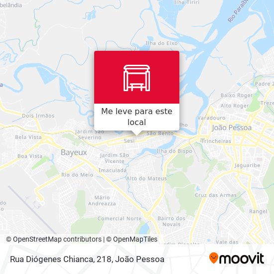 Rua Diógenes Chianca, 218 mapa