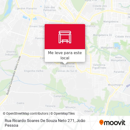 Rua Ricardo Soares De Souza Neto 271 mapa