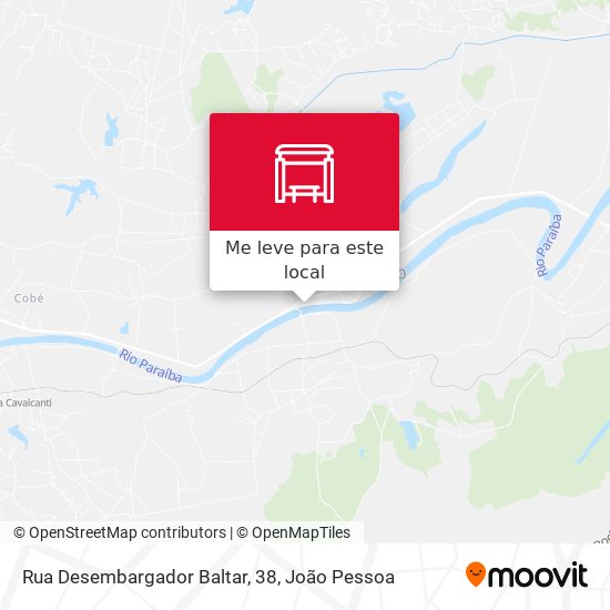 Rua Desembargador Baltar, 38 mapa