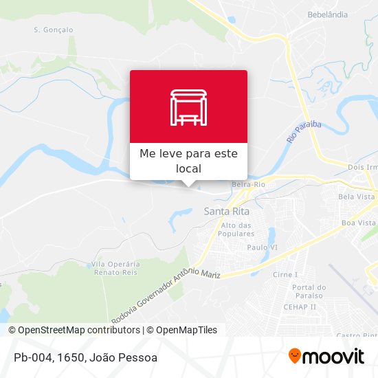 Pb-004, 1650 mapa
