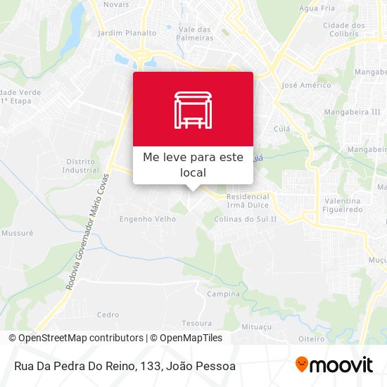 Rua Da Pedra Do Reino, 133 mapa