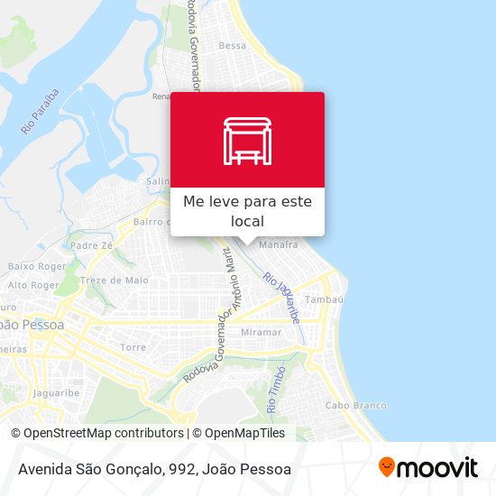 Avenida São Gonçalo, 992 mapa