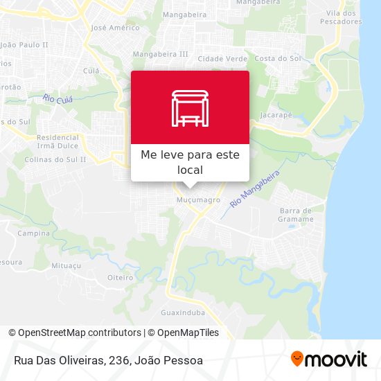 Rua Das Oliveiras, 236 mapa