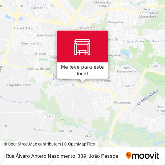 Rua Álvaro Antero Nascimento, 339 mapa