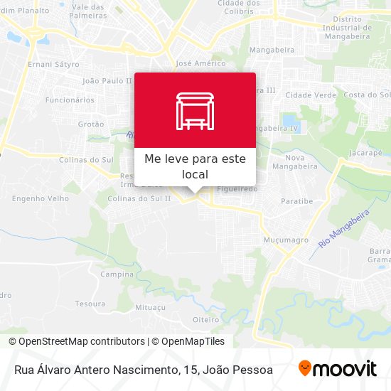 Rua Álvaro Antero Nascimento, 15 mapa