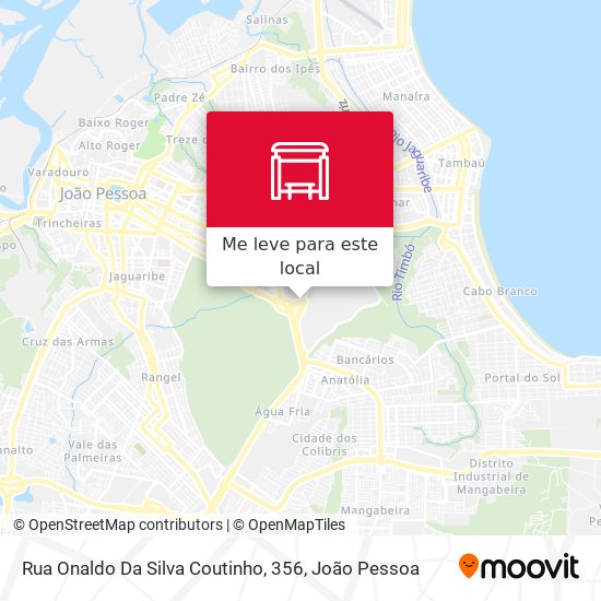Rua Onaldo Da Silva Coutinho, 356 mapa