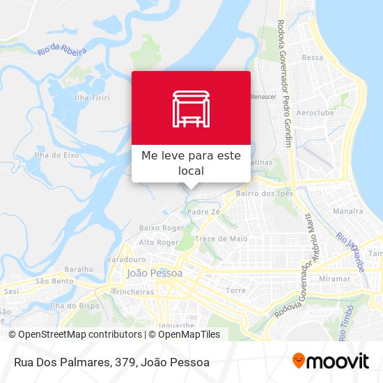 Rua Dos Palmares, 379 mapa