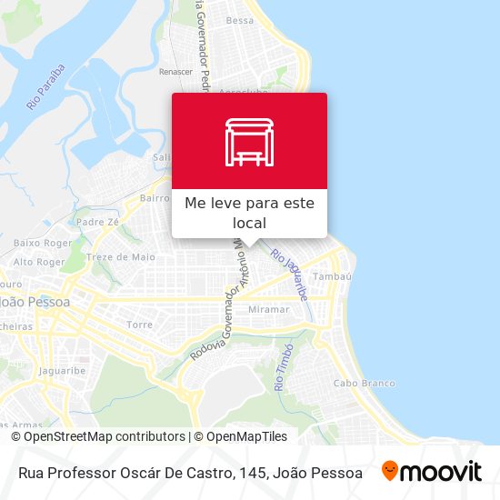 Rua Professor Oscár De Castro, 145 mapa