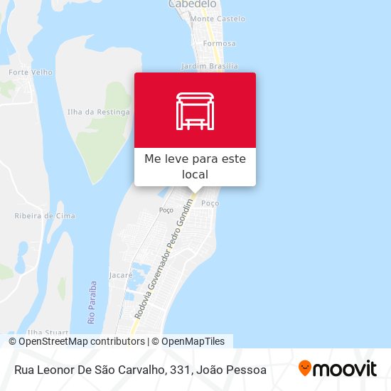 Rua Leonor De São Carvalho, 331 mapa