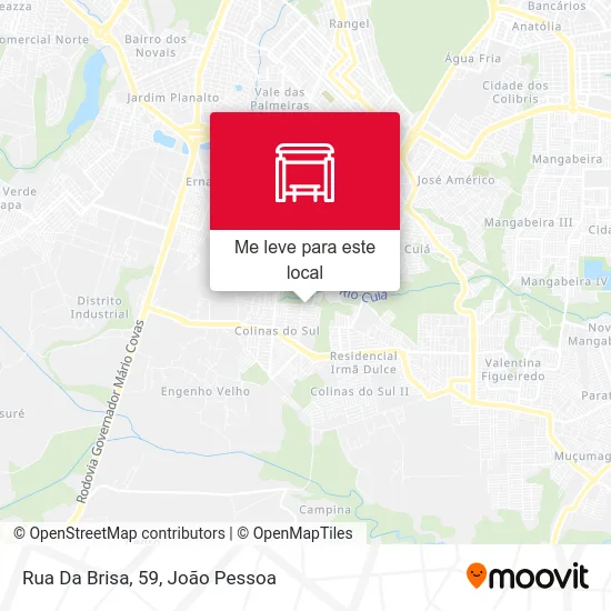 Rua Da Brisa, 59 mapa