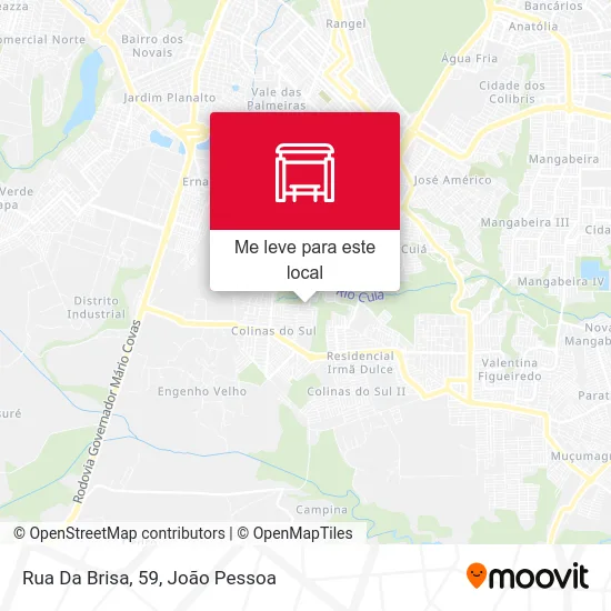 Rua Da Brisa, 59 mapa