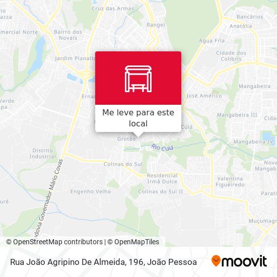 Rua João Agripino De Almeida, 196 mapa