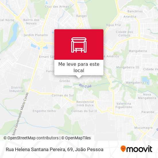Rua Helena Santana Pereira, 69 mapa
