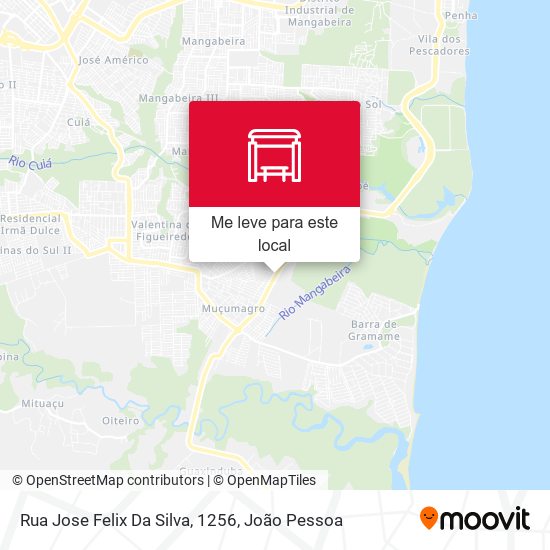 Rua Jose Felix Da Silva, 1256 mapa