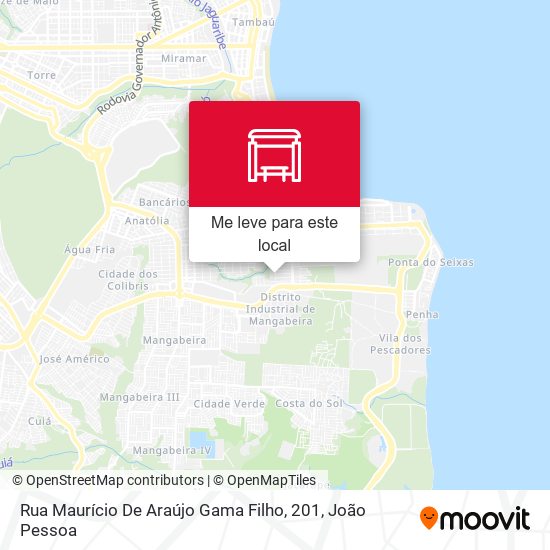 Rua Maurício De Araújo Gama Filho, 201 mapa