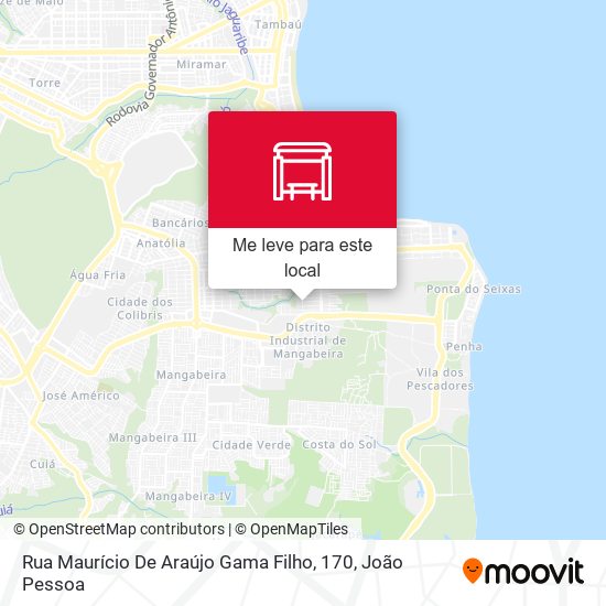 Rua Maurício De Araújo Gama Filho, 170 mapa