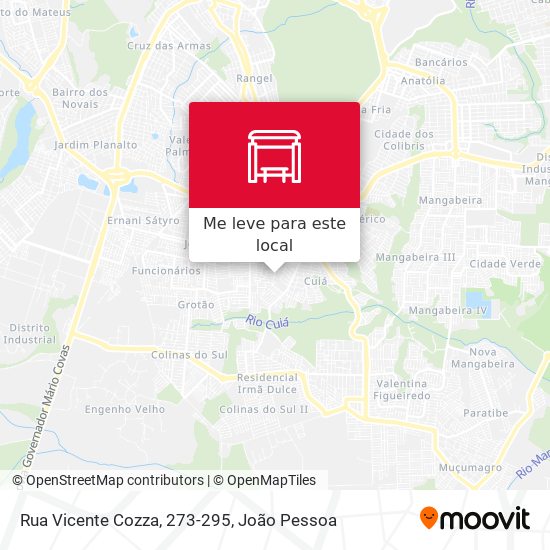 Rua Vicente Cozza, 273-295 mapa