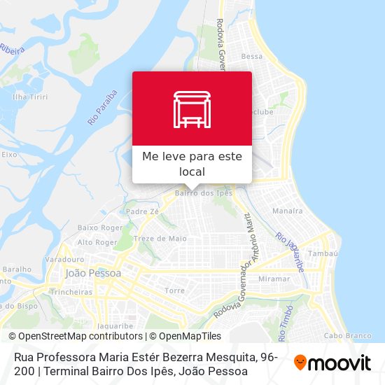 Rua Professora Maria Estér Bezerra Mesquita, 96-200 | Terminal Bairro Dos Ipês mapa